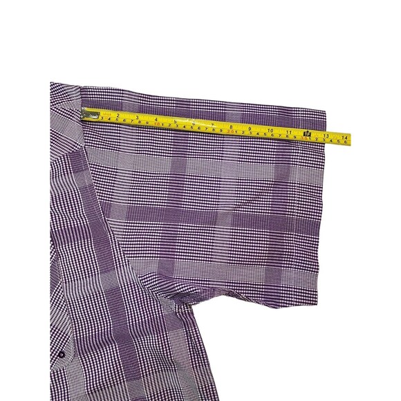 Rocawear Mens Button Up Shirt Size 4x Purple striped RN106374 Authentic - Picture 8 of 14